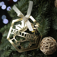Christmas Hexagon Ornament
