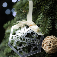 Christmas Hexagon Ornament