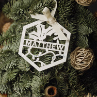 Christmas Hexagon Ornament