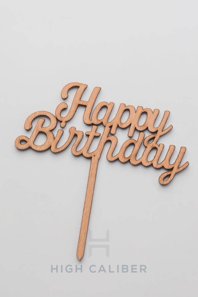 Happy Birthday Cake Topper
