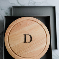 Oak Cheeseboard with Knives