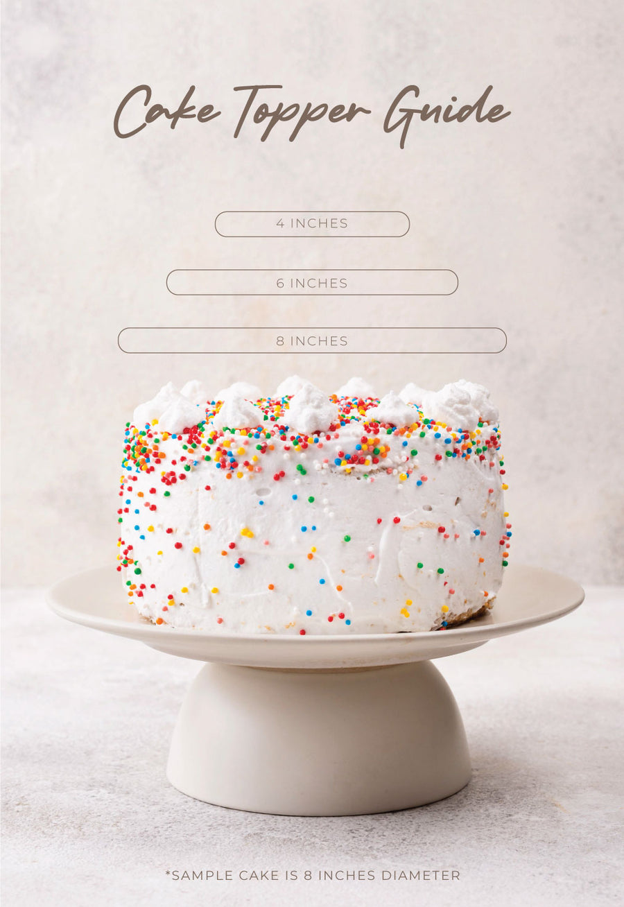 囍 - Chinese Double Happiness Cake Topper